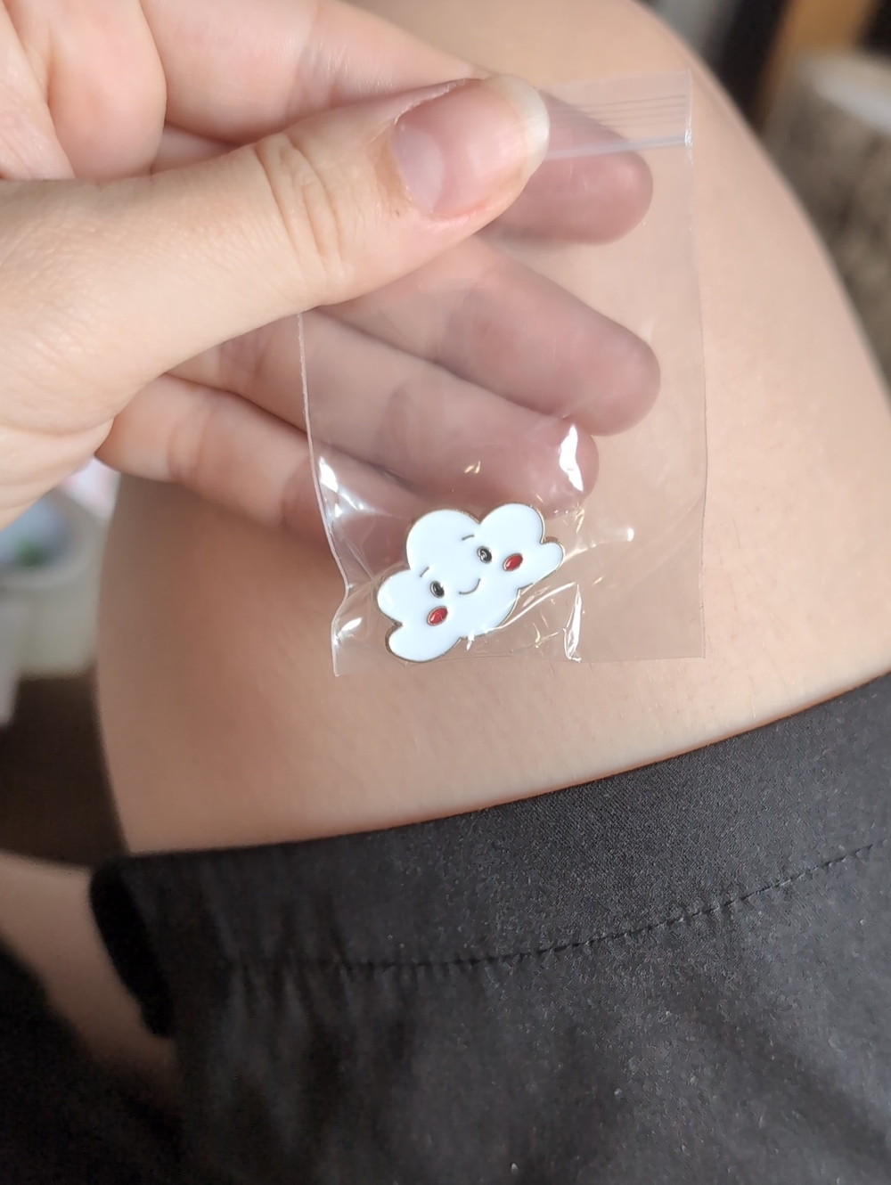 1$ Add On⭐ Happy Cloud Pin